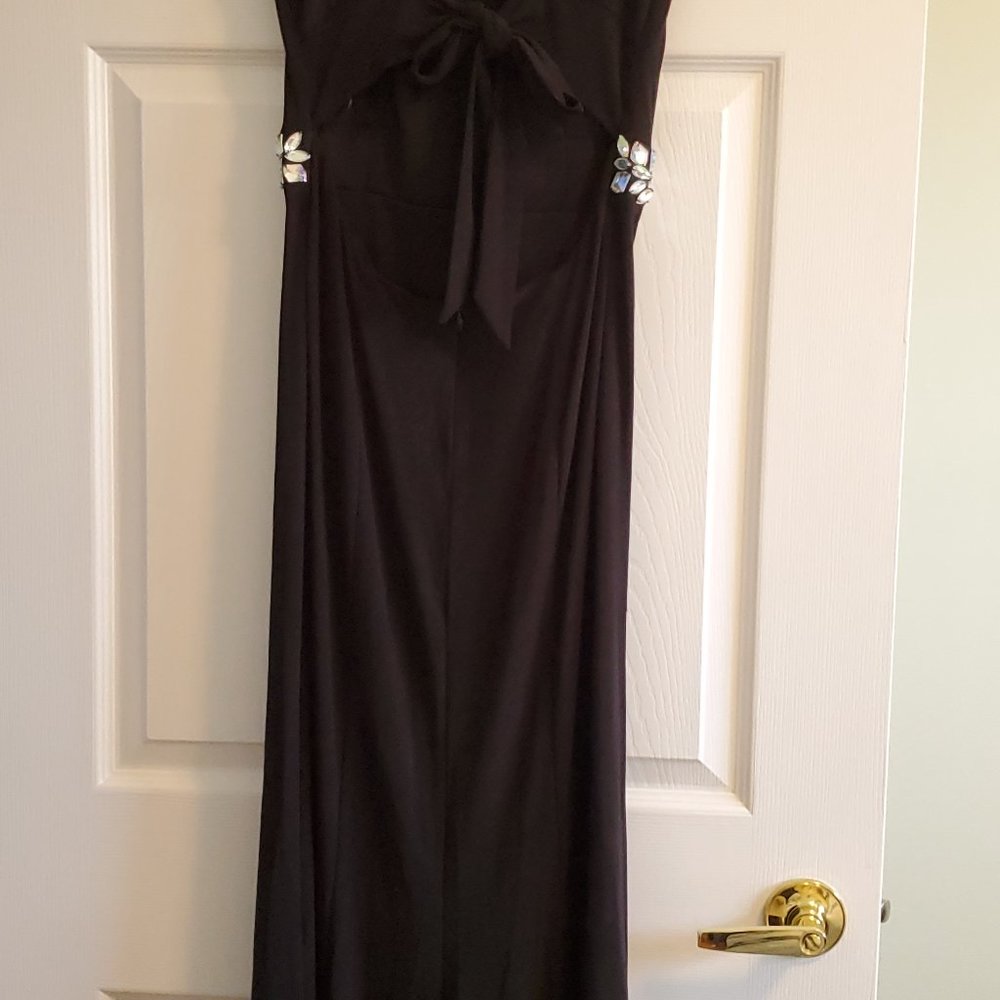 Stunning Open Back Rhinestone Dress - Picture 2 of 16